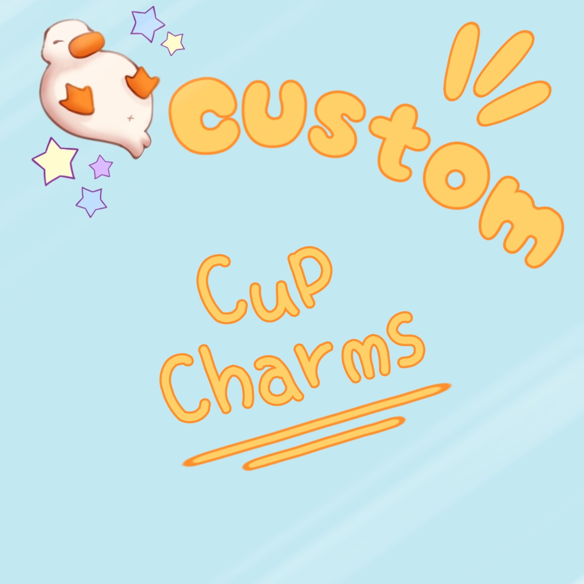 Custom Beaded Cup Charm