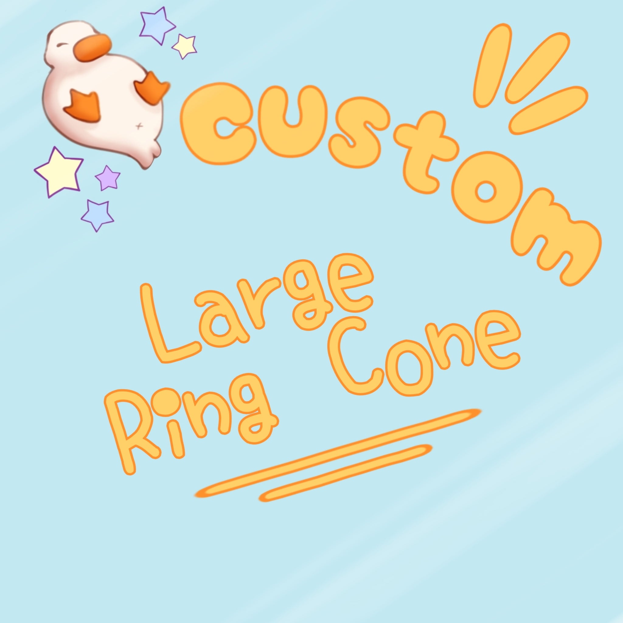 Custom Large Ring Cone